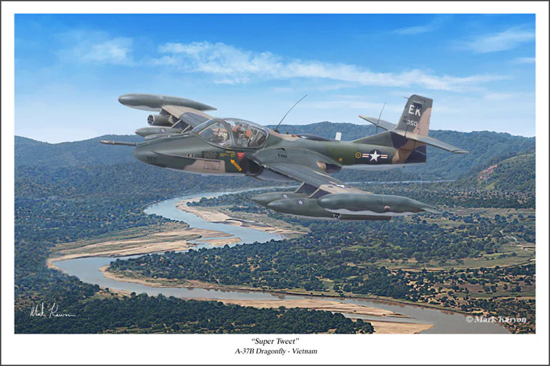 A-37 Dragonfly - "Super Tweet" Print