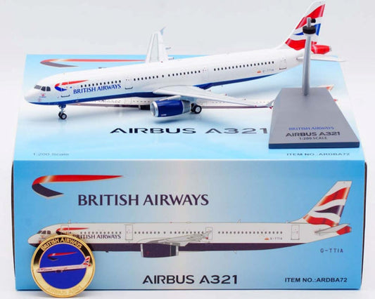 1/200 British Airways A321 G-TTIA Inflight ARDBA72