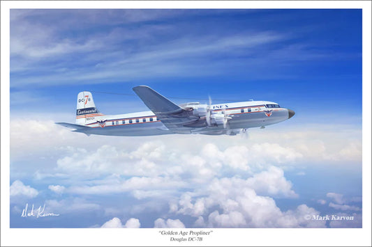 Douglas DC-7B - "Golden Age Propliner" Print