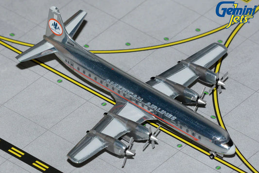 1/400 American Airlines L-188A Electra N6118A (Polished Astrojet Livery) Gemini GJAAL1718