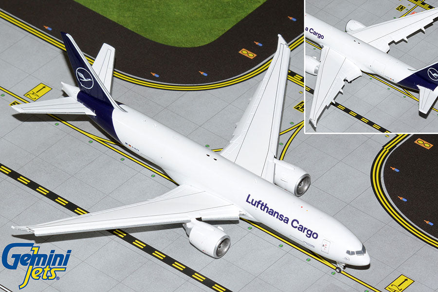 1/400 Lufthansa Cargo B 777-200LRF Flaps Down Gemini Jets GJDLH2126F