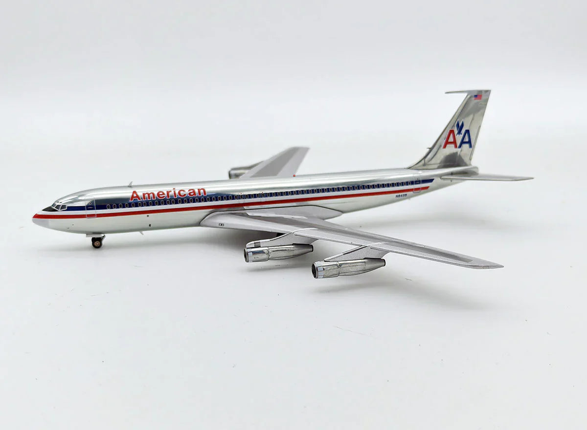 1/200 INFLIGHT200 American Airlines Boeing 707-323B Polished N8435 With Stand