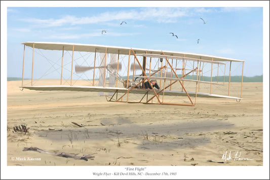 Wright Flyer - "First Flight" Print