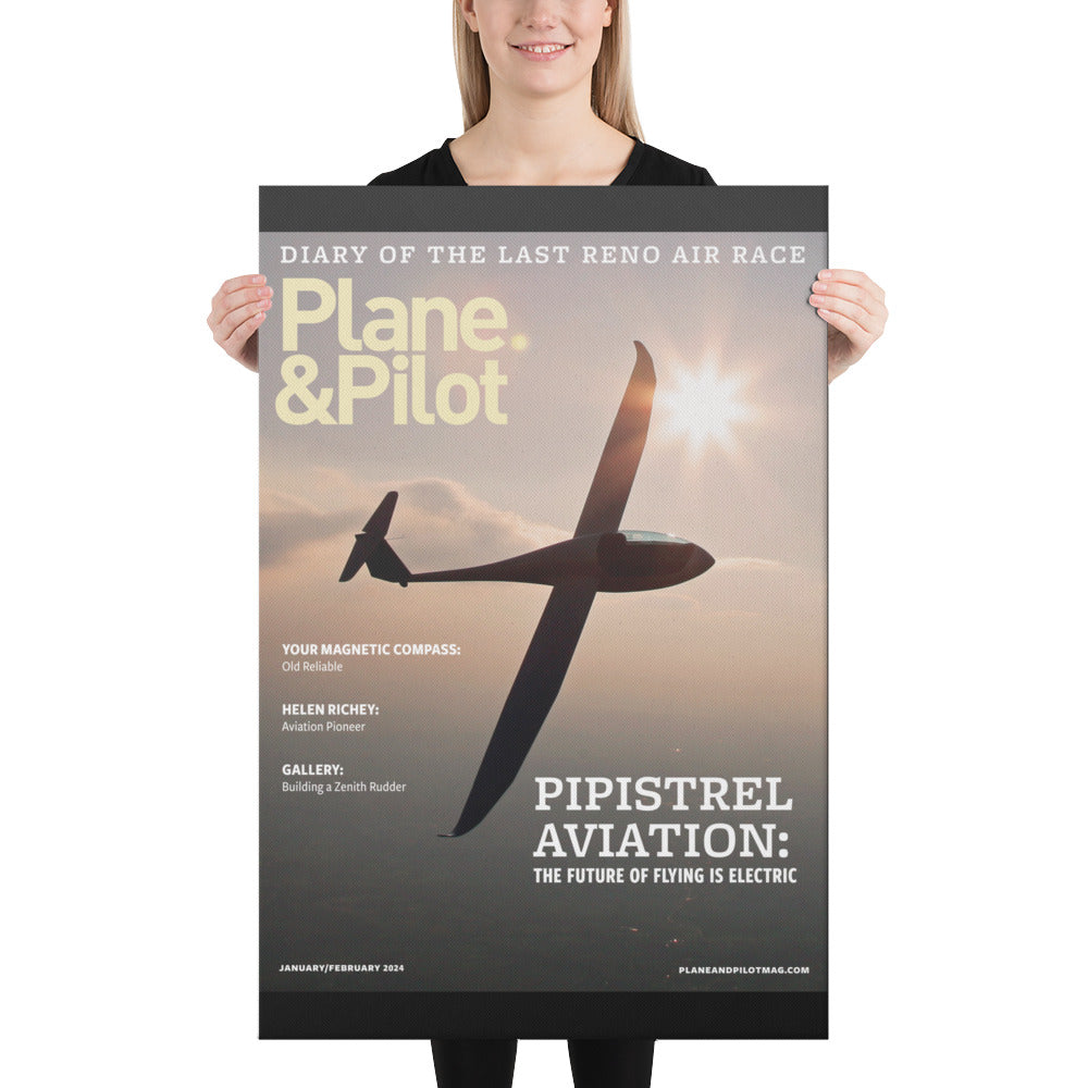 Plane & Pilot Canvas - January/February 2024