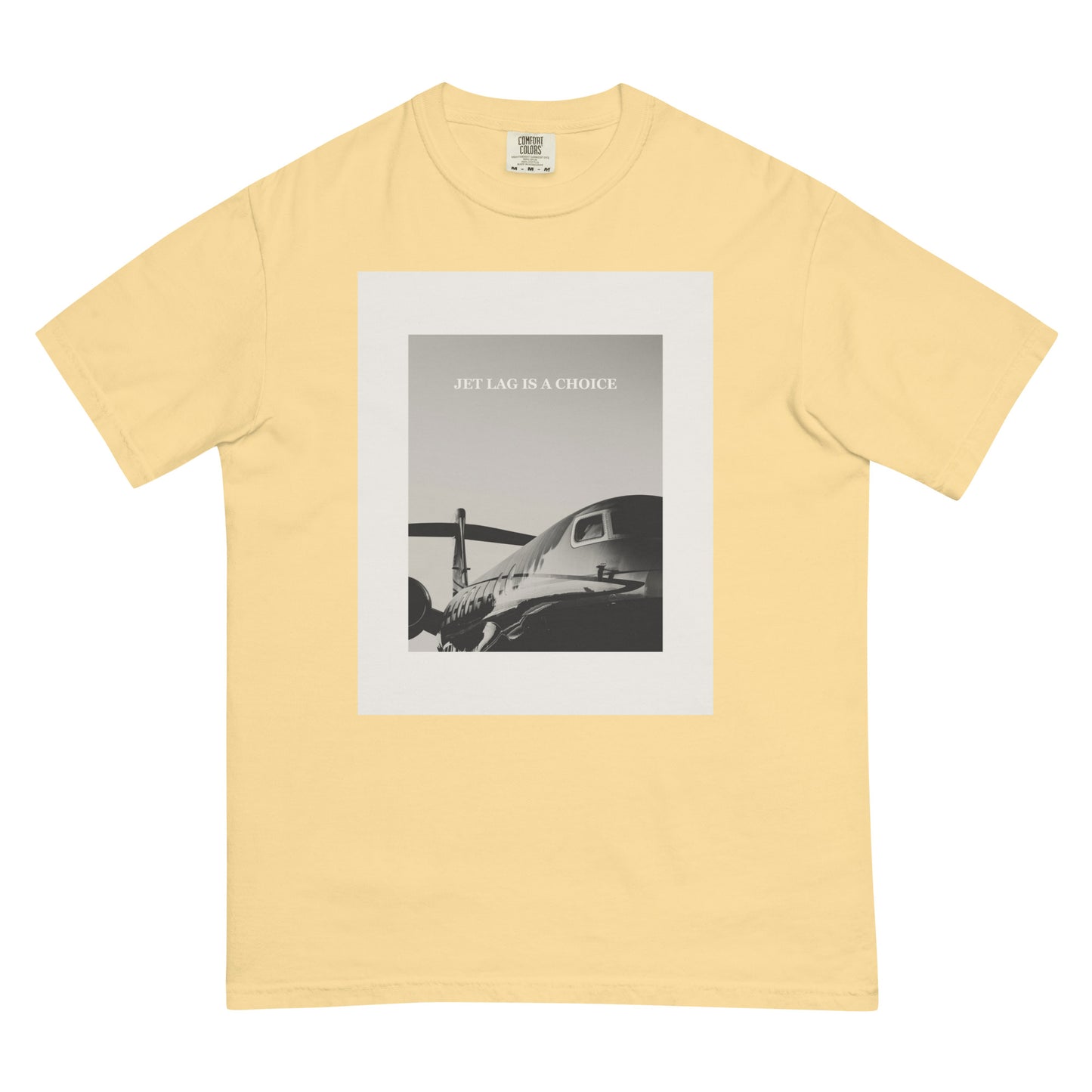 Jet Lag Is A Choice heavyweight t-shirt