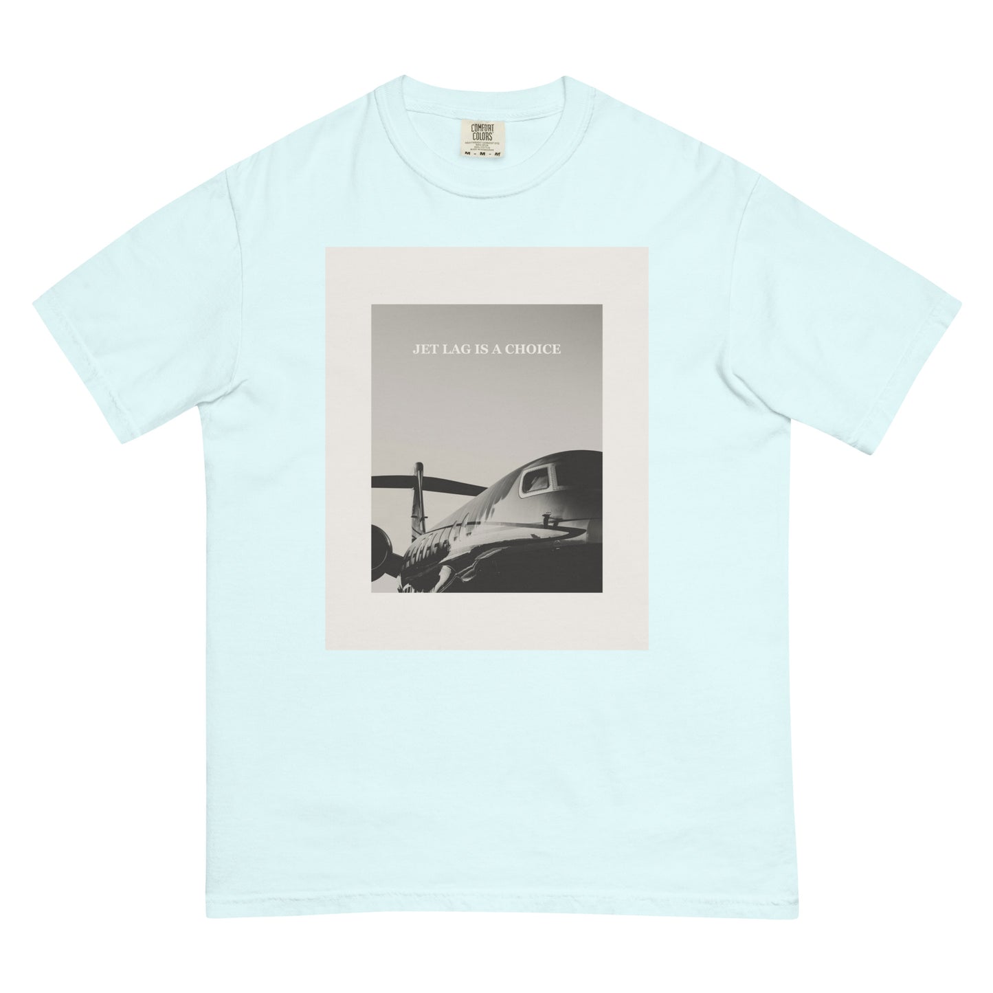 Jet Lag Is A Choice heavyweight t-shirt