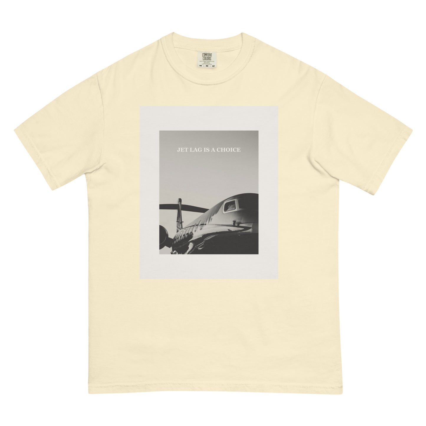 Jet Lag Is A Choice heavyweight t-shirt