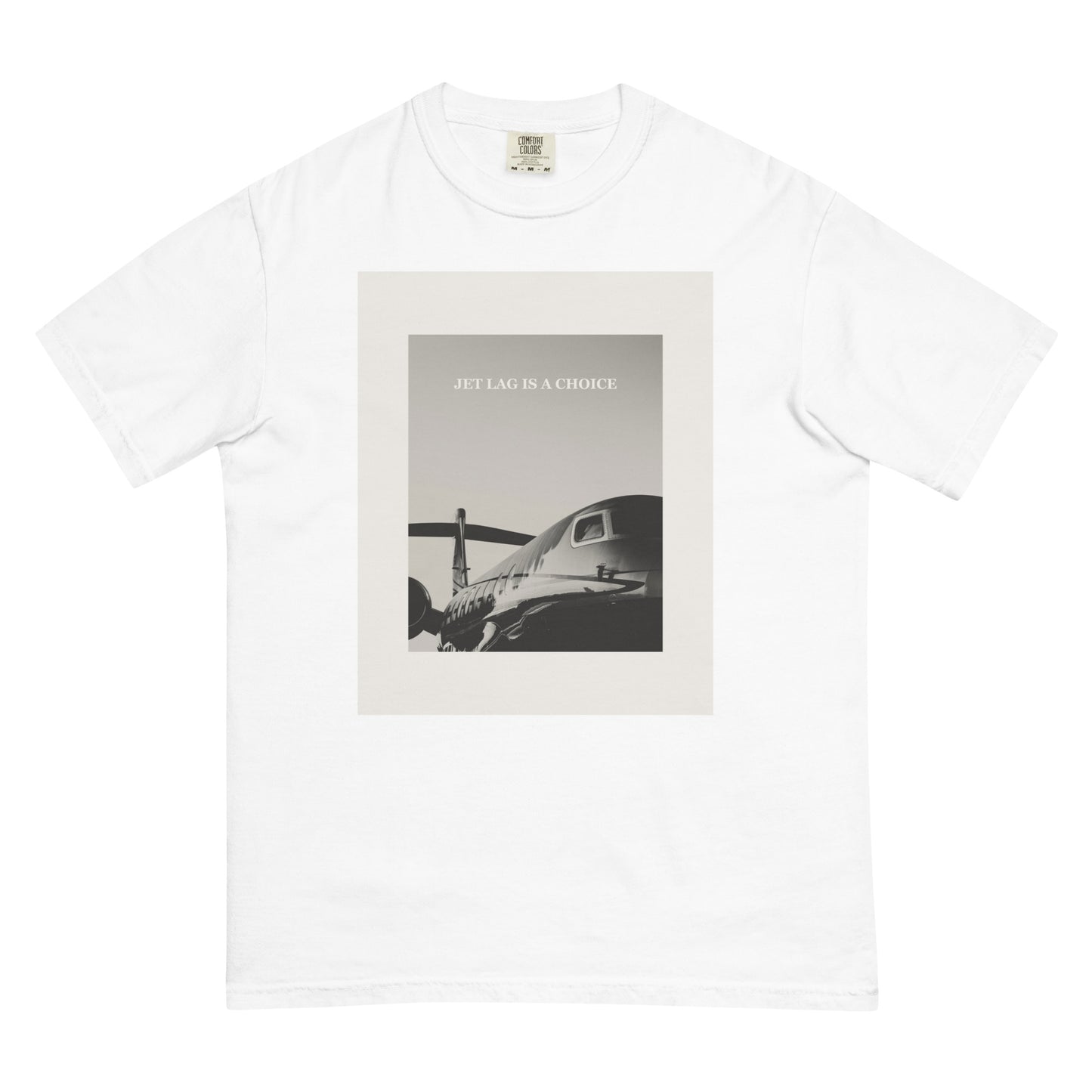 Jet Lag Is A Choice heavyweight t-shirt