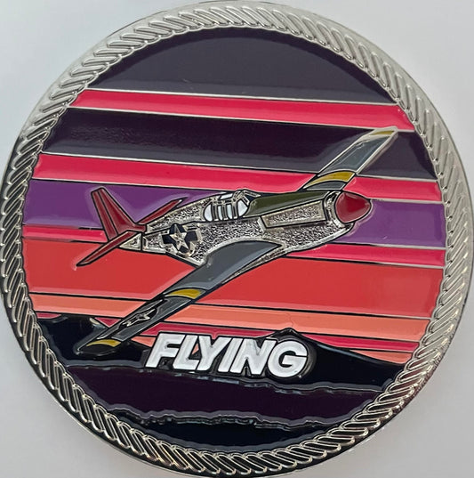 P-51 Mustang  Commemorative Coin by Flying